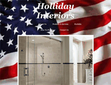 Tablet Screenshot of hollidayinteriors.com